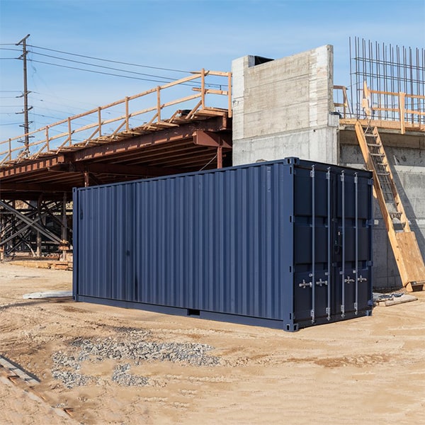 construction site storage containers are designed to withstand extreme weather conditions, including heavy rain, strong winds, and snow